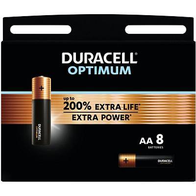 Duracell Batterien Optimum AA 1,5 V 8 Stück