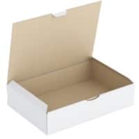 RAJA Boîte d'expédition Paroi simple Carton 215 (l) x 70 (P) x 310 (H) mm Blanc 50 Unités