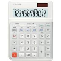 Calculatrice de bureau Casio DE-12E-WE Écran 12 chiffres Blanc