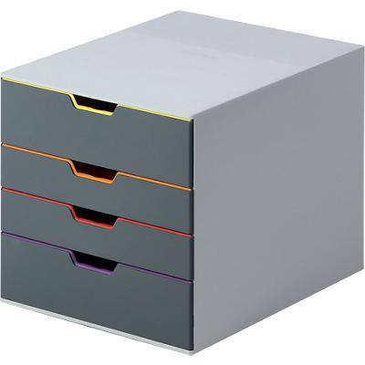 DURABLE Schubladenbox Kunststoff Grau