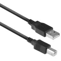 ACT Kabel USB-B-Stecker-zu-USB-A-Stecker AC3032 Schwarz 1800 mm