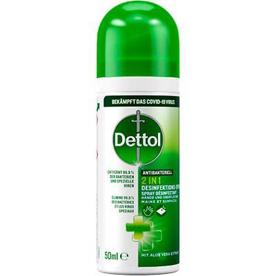 Spray désinfectant Dettol 2 IN 1 50 ml