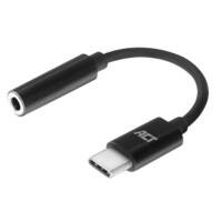 ACT Adapter USB-C-Stecker auf 3,5 mm-Buchse AC7380 Schwarz 110 mm
