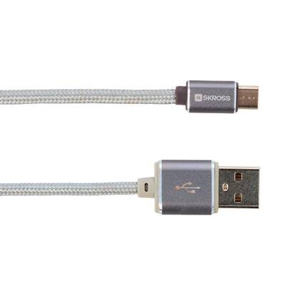 Câble micro USB SKROSS Charge'n Sync 2.700240 Argenté