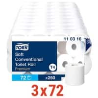 Papier toilette Premium Tork 3 épaisseurs 216 Rouleaux de 250 Feuilles