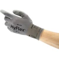 HyFlex Wiederverwendbare Arbeitshandschuhe Nylon, PU (Polyurethan) Grösse 7 Grau 12 Paar à 2 Handschuhe