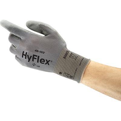 HyFlex Wiederverwendbare Arbeitshandschuhe Nylon, PU (Polyurethan) Grösse 9 Grau 12 Paar à 2 Handschuhe