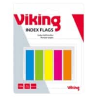 Viking Haftmarker Farbig assortiert 1,2 x 10,5 x 4,5 cm 5 Stück à 25 Streifen
