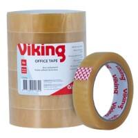 Viking Klebeband Universal Transparent 24 mm (B) x 66 m (L) Großer Kern PP (Polypropylen) Nein 6 Rollen