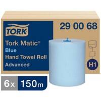 Essuie-mains Tork Advanced H1 Rouleau Bleu 2 épaisseurs 290068 6 Rouleaux de 150 m