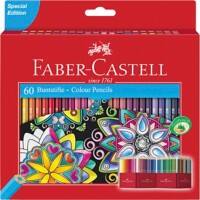 Faber-Castell CASTLE Buntstifte Farbig assortiert 60 Stück