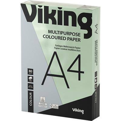 Viking A4 Farbiges Papier Grün 80 g/m² Glatt 500 Blatt