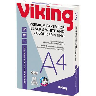 Viking Colour Print A4 Druckerpapier Weiss 100 g/m² Glatt 500 Blatt