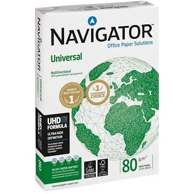 Navigator Universal A3 Druckerpapier 80 g/m² Glatt Weiss 500 Blatt