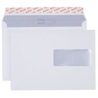 Elco Classic C5 Abziehstreifen Briefumschläge Weiss 229 (B) x 162 (H) mm Mit Fenster 100 g/m² 500 Stück