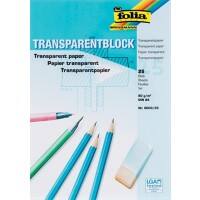 Papier traceur Folia A4 Transparent 80 g/m² 25 Feuilles