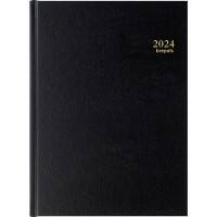 Brepols Buchkalender 2025 Spezial 1 Tag / 1 Seite Deutsch, Französisch, Englisch, Italienisch, Spanisch, Niederländisch Schwarz