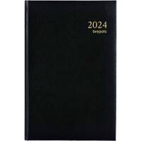 Brepols Buchkalender 2025 Spezial 1 Tag / 1 Seite Deutsch, Englisch, Französisch, Niederländisch Schwarz