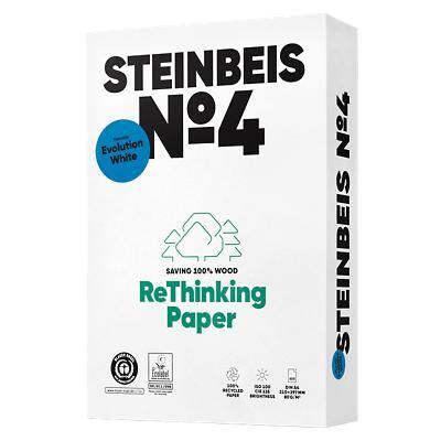Steinbeis Evolution Recycelt 100% Druckerpapier DIN A4 80 g/m² Weiss 500 Blatt