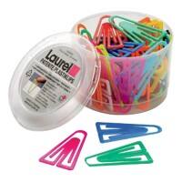Laurel Plastiklips Büroklammern Kunststoff Farbig assortiert 75 Stück