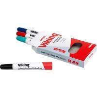Viking WBM2.5 Whiteboard Marker Mittel Rundspitze Farbig assortiert 4 Stück