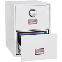 Phoenix Feuersicherer Hängeregistraturschrank FS2262E Weiss 530 x 810 x 720 mm
