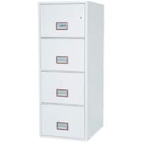Armoire ignifuge Phoenix FS2264K Serrure à clé Blanc 530 x 805 x 1405 mm