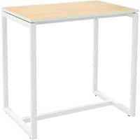 Table de réunion Paperflow Easydesk Imitation hêtre 1140 x 750 x 1100 mm