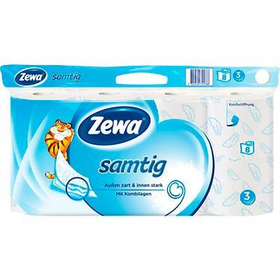 Zewa Toilettenpapier 3-lagig 205974 8 Stück à 140 Blatt