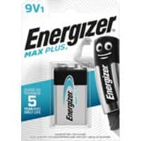 Piles Energizer Max Plus 9V 6LR61 Alcaline