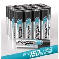 Energizer AA Alkali-Batterien Max Plus LR6 1,5 V 20 Stück