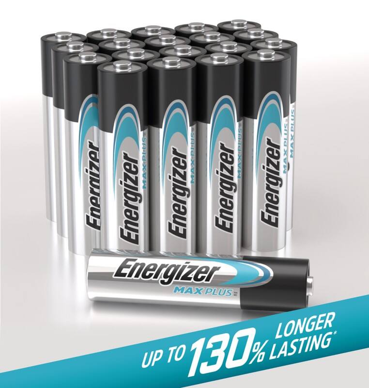 Piles Energizer Max Plus AAA LR03 1,5V Alcaline 20 Unités