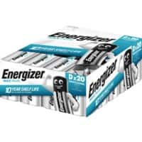 Energizer D Alkali-Batterien Max Plus LR20 1,5 V 20 Stück