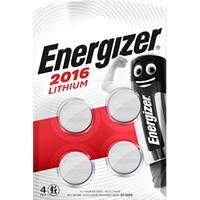 Piles bouton Energizer CR2016 3V Lithium 4 Unités