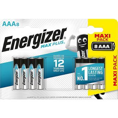 Energizer AAA Alkali-Batterien Max Plus LR03 1,5 V 8 Stück
