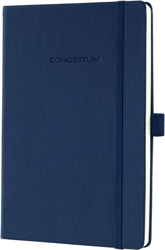 Carnet de notes Sigel Conceptum A5 Bleu nuit Couverture en carton, dos rigide Quadrillé 97 feuilles