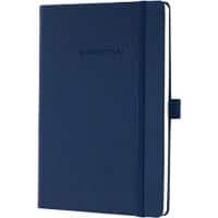 Sigel Conceptum A5 Fallgebunden Mitternachstblau Hardcover-Notizbuch Kariert 97 Blatt