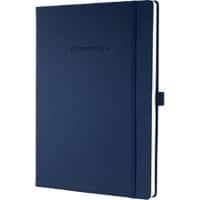 Sigel Conceptum A4 Fallgebunden Midnight Blue Hardcover-Notizbuch Liniert 97 Blatt