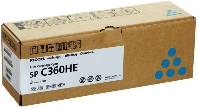 Toner Ricoh 408185 D'origine Cyan