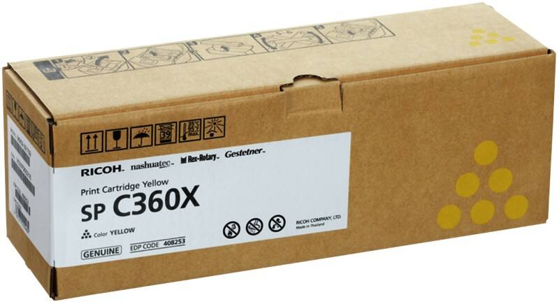 Toner Ricoh 408187 D’origine Jaune