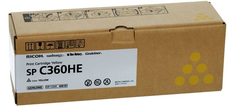 Toner Ricoh 408253 D’origine Jaune