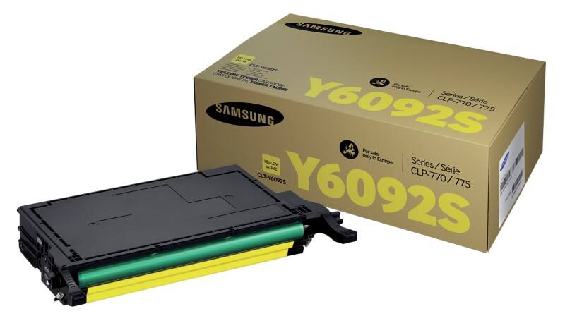 Toner CLT-Y6092S D'origine Samsung Jaune