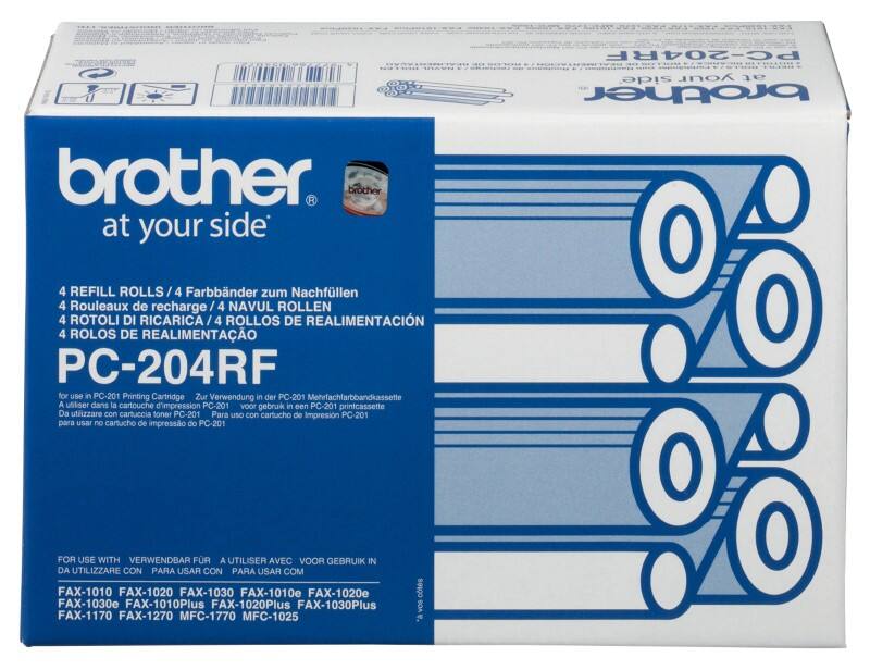 Brother Original Schwarz Farbband PC204RF
