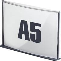 Paperflow A5 Informationsschild Grau Haftend PS (Polystyrol) 19SA5.11 23 (B) x 16 (H) cm