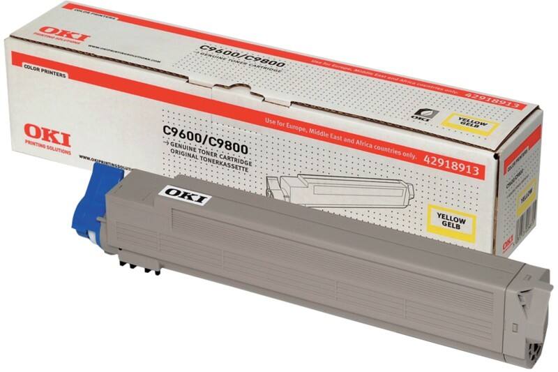 OKI 42918913 Original Tonerkartusche Gelb