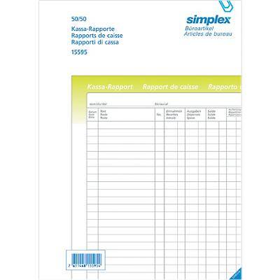 Simplex Kassenbuch OneCo® DIN A4 2 à 50 Blatt