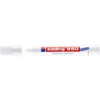 Marqueur spécial industrie edding 950 - Pointe ogive Extra large - Blanc