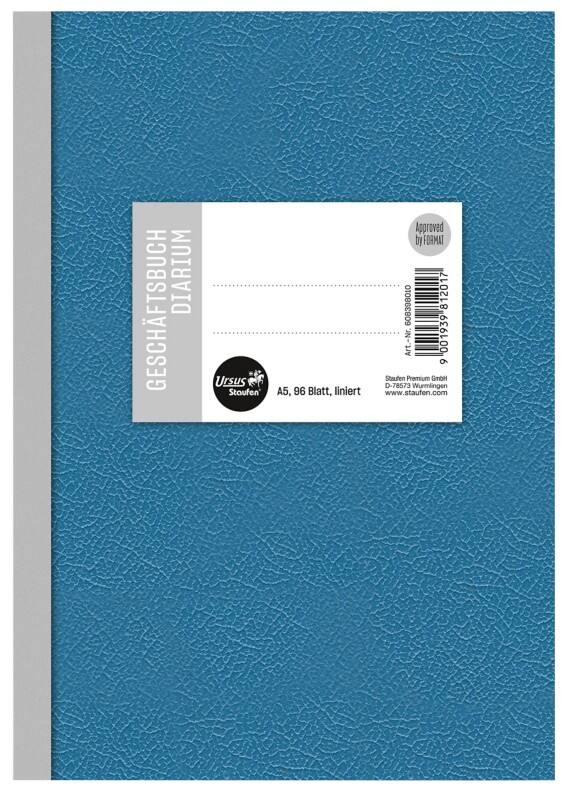 Bloc-notes Ursus Style A5 Ligné Carton Blanc 96 pages 48 feuilles