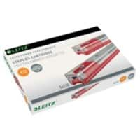 Leitz Power Performance Heftklammernkassette 26/12 55940000 Verzinkter Stahl Rot 1050 Heftklammern