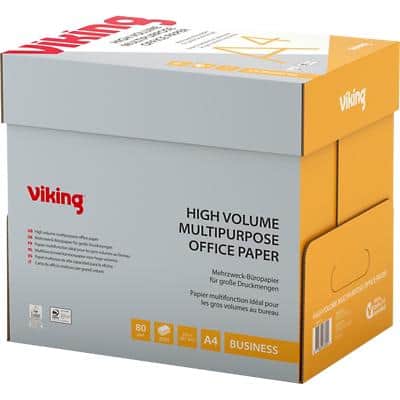Viking Business DIN A4 Druckerpapier 80 g/m² Matt Weiß 2500 Blatt